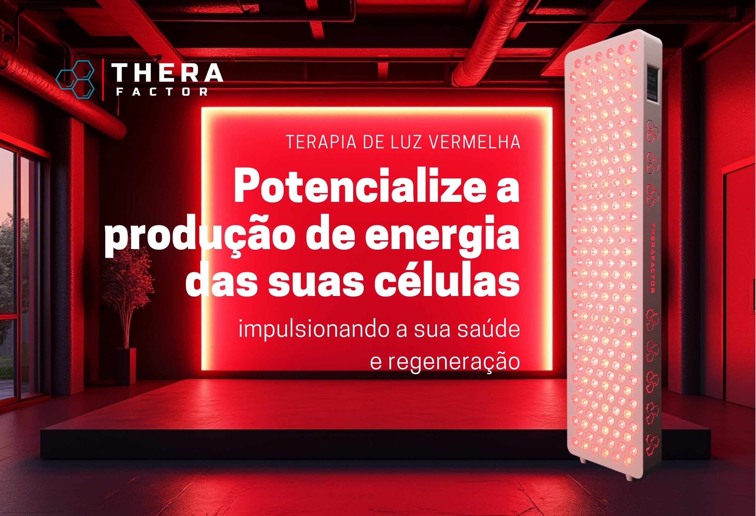 TheraFactor Painel Terapia de Luz Vermelha Portugal Biohacking