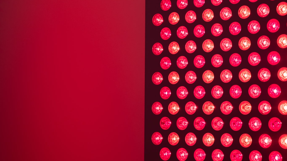 Painel terapia luz vermelha therafactor therapro detalhe red light panel detail
