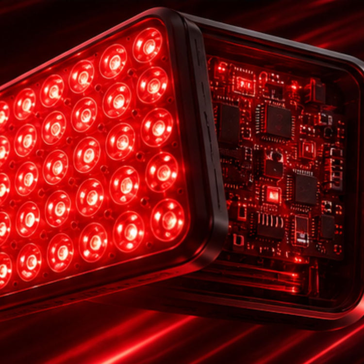 TheraFactor paineis Terapia de Luz Vermelha LED vs Lâmpadas Incandescência Tecnologia Moderna e Avançada