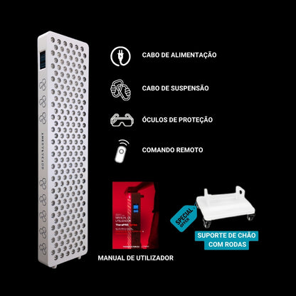 Painel TheraPRO de terapia de luz vermelha e infravermelho próximo da TheraFactor® acessórios incluídos