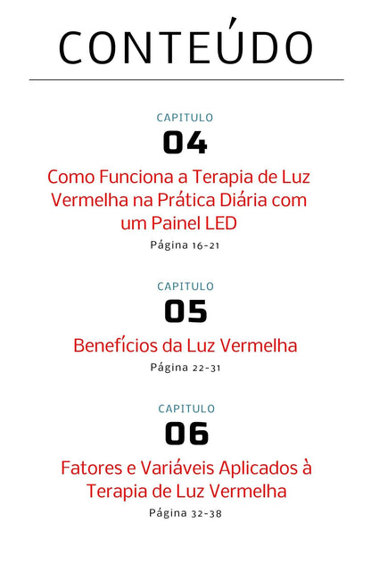 TheraFactor Terapia de Luz Vermelha