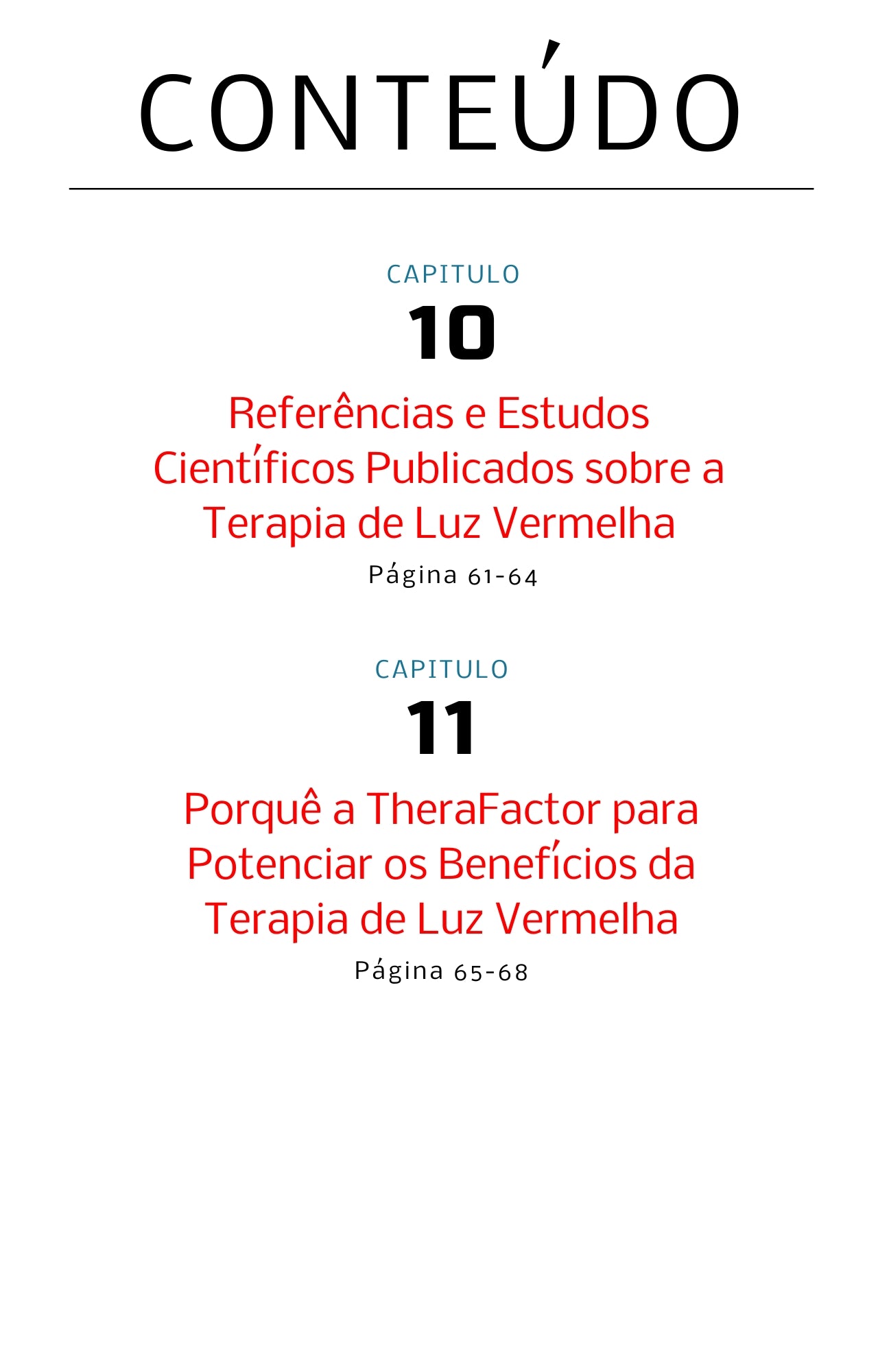 TheraFactor Terapia de Luz Vermelha