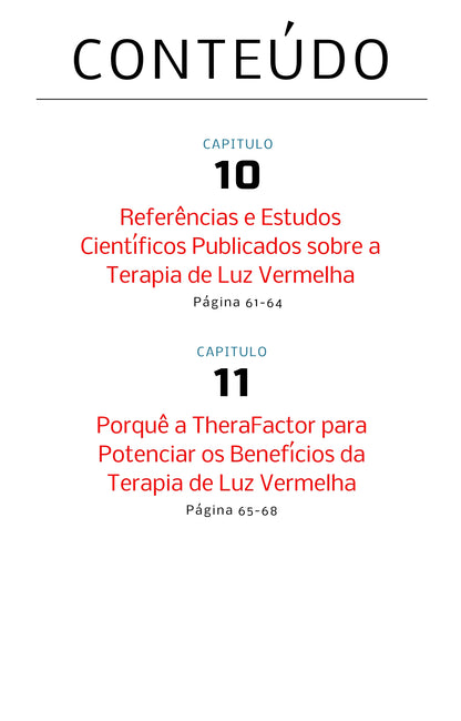 TheraFactor Terapia de Luz Vermelha