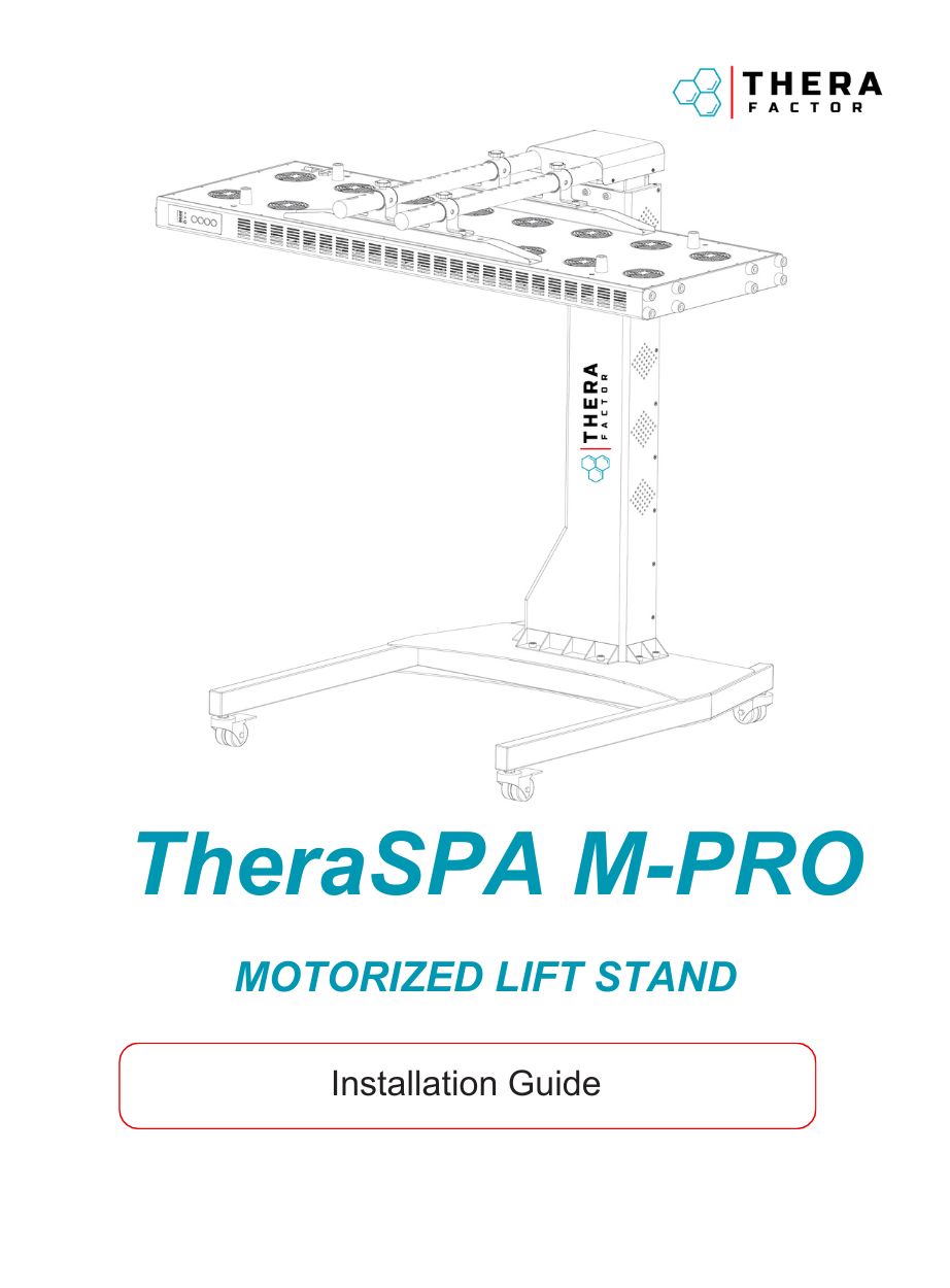 TheraSPA M-Pro User Manual EN
